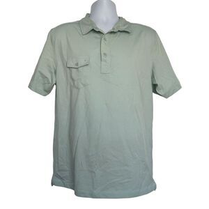 Linksoul Men’s Teal Golf Polo Cotton T-Shirt Size Large